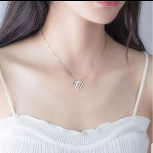 💜💛Sterling silver 7 piece pendant necklace